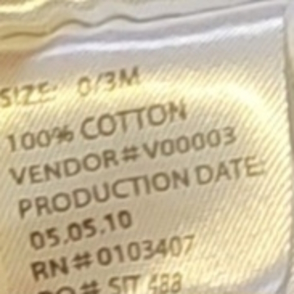 Ocean Baby 2010 Cotton Footie - Picture 3 of 3